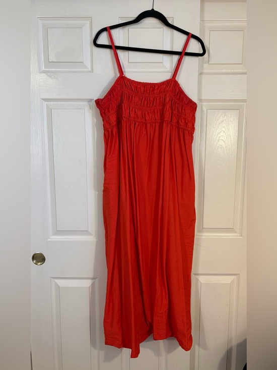 a new day Dresses & Skirts - Plus Size Coral Maxi Dress with Pockets